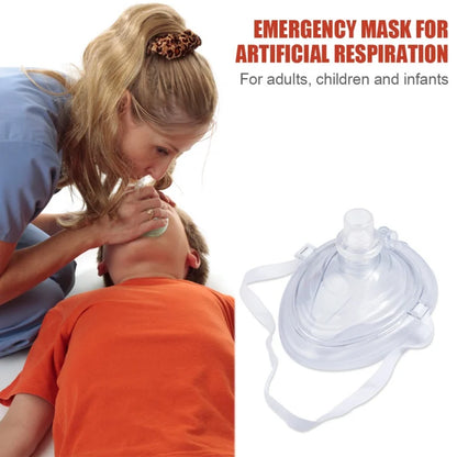 1-5 uds máscara de rescate CPR máscara de supervivencia al aire libre para niños adultos máscara de rescate de supervivencia de primeros auxilios con válvula unidireccional equipo de supervivencia