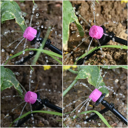 Sistema de riego por goteo para grifo de jardín