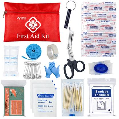 Botiquín de primeros auxilios de supervivencia, conjunto completo de supervivencia, equipo Molle para exteriores, kits de emergencia, bolsa para traumatismos, Camping, senderismo, aventuras IFAK EDC