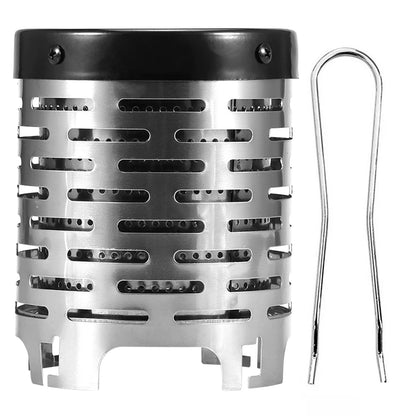 Mini estufa calefactora de Gas de acero inoxidable, cubierta calefactora portátil, estufa de Camping, campana calefactora para acampar al aire libre