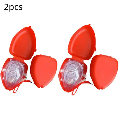 1-5 uds máscara de rescate CPR máscara de supervivencia al aire libre para niños adultos máscara de rescate de supervivencia de primeros auxilios con válvula unidireccional equipo de supervivencia