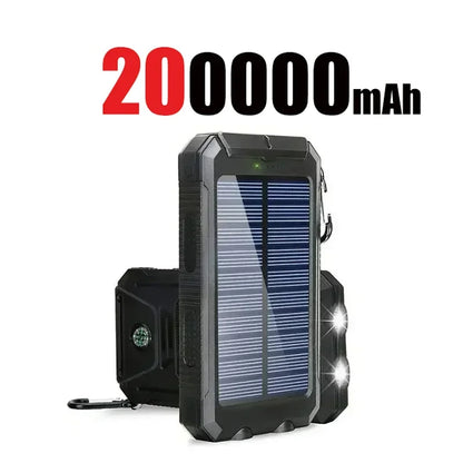 Banco de energía Solar de gran capacidad, resistente al agua, 200000Ah