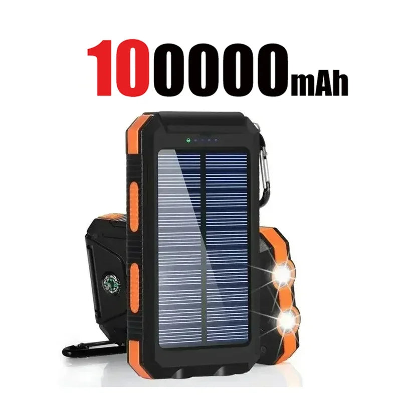 Banco de energía Solar de gran capacidad, resistente al agua, 200000Ah
